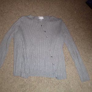 Women's Silk Cashmere Blend Cardigan Sweater Set